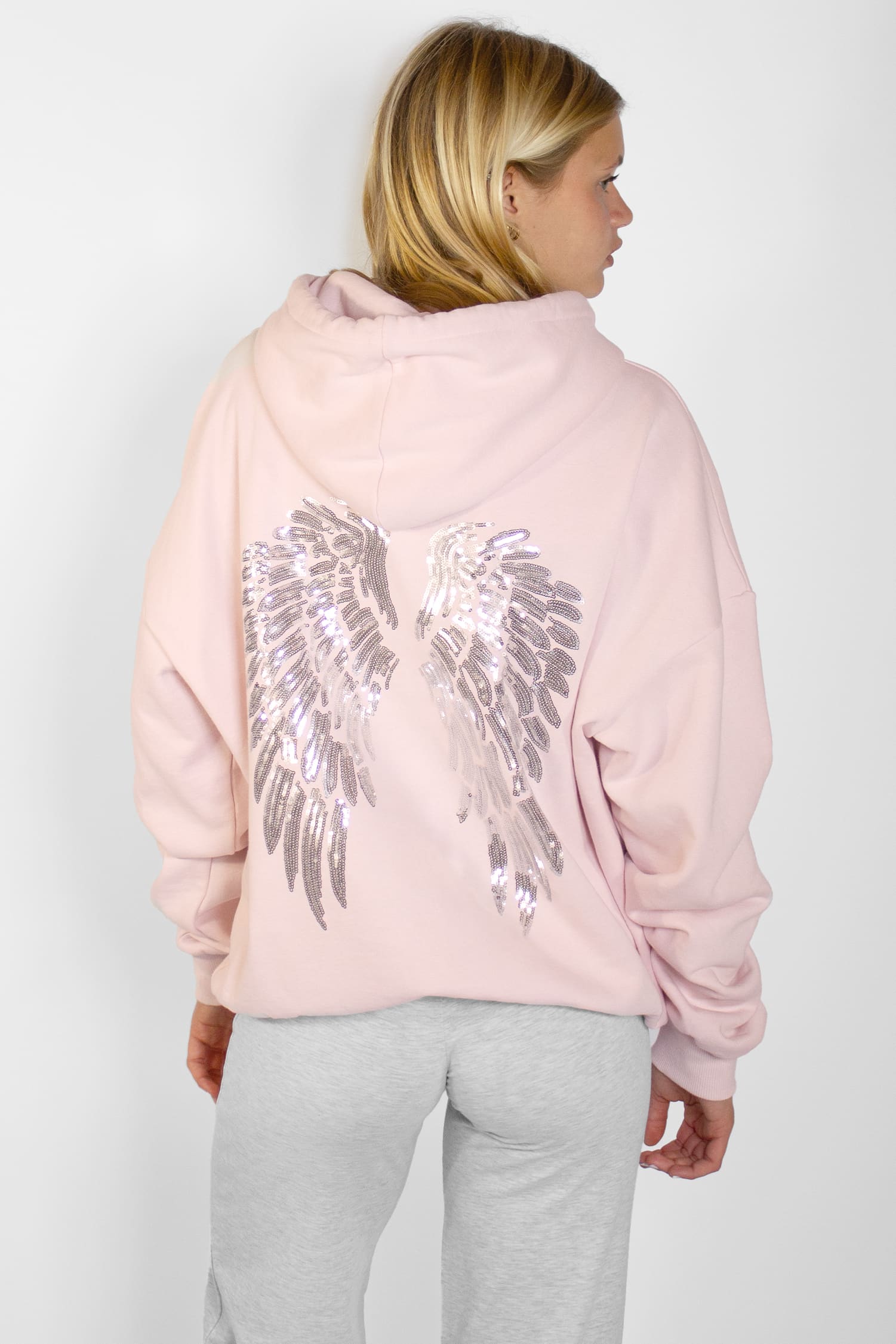 Sequin wings hoodie – subdued KR