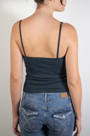 V-neck top with beads