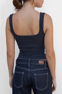 Square neck top