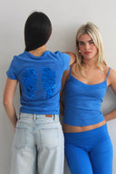 T-shirt with sequin wings