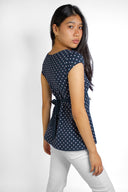 V-neck T-shirt with a band