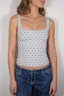 Square neck top