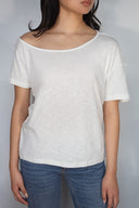 Boat neck T-shirt