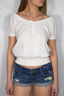 Boat neck shirt
