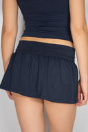 Mini ruffle skirt