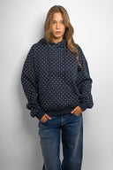 Sweatshirt with star patches