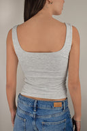 Square neck top