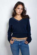 V-neck sweater