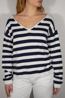 Oversized V-neck sweater