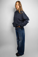 Sweatshirt with star patches