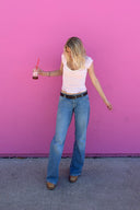 Low-waist jeans