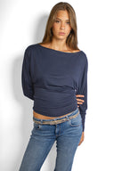 Boat neck T-shirt