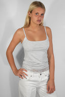 Round neck lace top