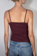 Beaded V-neck top