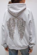 Wings sequin hoodie