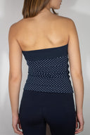 Band top with lapel