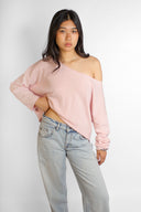 Boat neck sweater