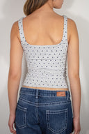 Square neck top