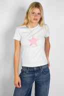 Animal print star T-shirt