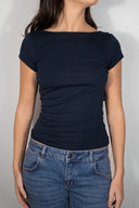 T-shirt with soft back neckline